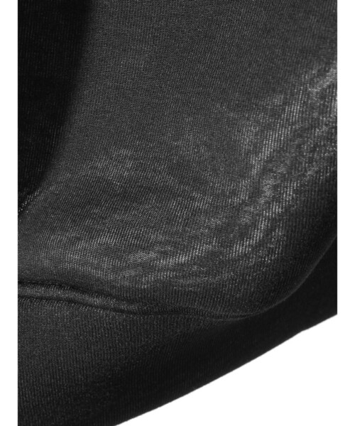 MIDIUMISOLID(ミディウミソリッド)の「MIDIUMISOLID for Ladies シアーダブルニットジップパーカー(Tシャツ/カットソー・レディース・ブラック/ライトグレー・FREE)」の21枚目の写真