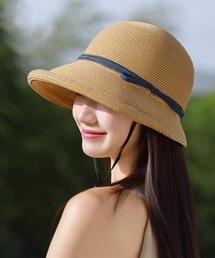 Beststore（ベストストア）の「麦わら帽子 折りたたみ つば広麦わら帽子 uvカット（ハット）」