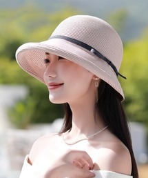 Beststore（ベストストア）の「麦わら帽子 折りたたみ つば広麦わら帽子 uvカット（ハット）」