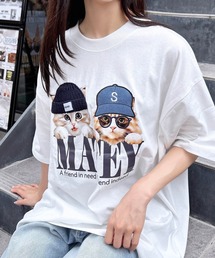 【WEB限定】ねこニット帽&キャップTシャツ