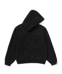 A BATHING APE ブラックパーカー A BATHING APE（アベイシングエイプ）の「APE HEAD ONE POINT