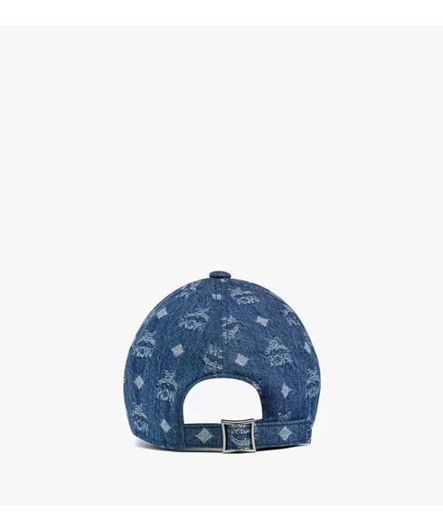 MCM（エムシーエム）の「クラシック キャップ - モノグラム デニムジャカード（キャップ・メンズ・ブルー・ONE SIZE）」の3枚目の写真