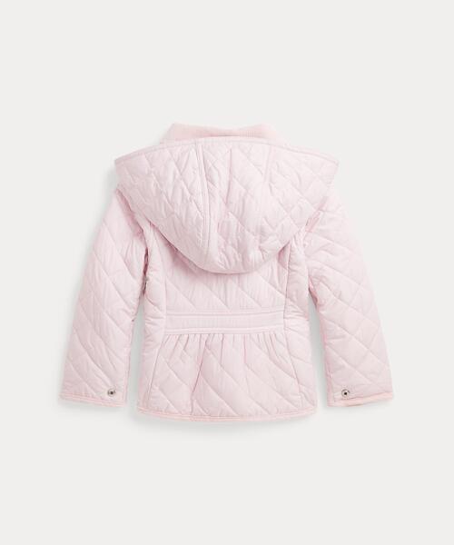 POLO RALPH LAUREN CHILDRENSWEAR(ポロ ラルフ ローレン チルドレンズウェア)の「キルテッド ウォーターリペラント バーン ジャケット(その他アウター・キッズ・ピンク・3/6/4)」の2枚目の写真