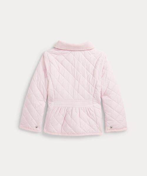 POLO RALPH LAUREN CHILDRENSWEAR(ポロ ラルフ ローレン チルドレンズウェア)の「キルテッド ウォーターリペラント バーン ジャケット(その他アウター・キッズ・ピンク・3/6/4)」の3枚目の写真