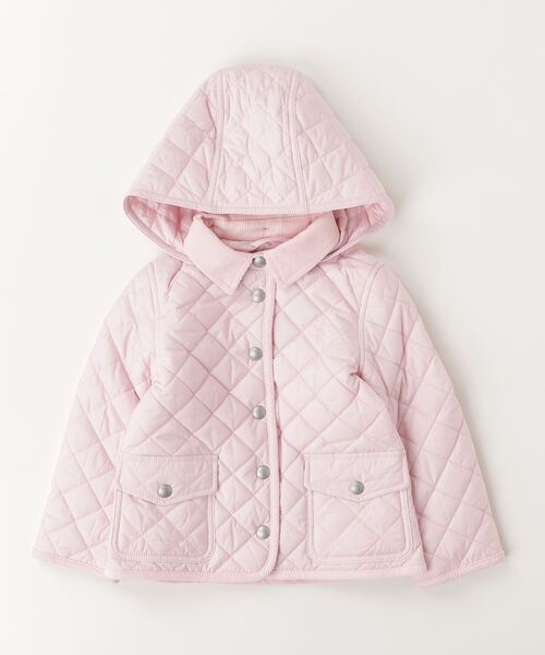POLO RALPH LAUREN CHILDRENSWEAR(ポロ ラルフ ローレン チルドレンズウェア)の「キルテッド ウォーターリペラント バーン ジャケット(その他アウター・キッズ・ピンク・3/6/4)」の4枚目の写真