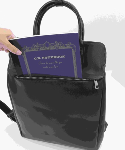 Rename（リネーム）の「Rename 合皮 ビジネスリュック（バックパック/リュック・メンズ・ブラック・FREE）」の5枚目の写真