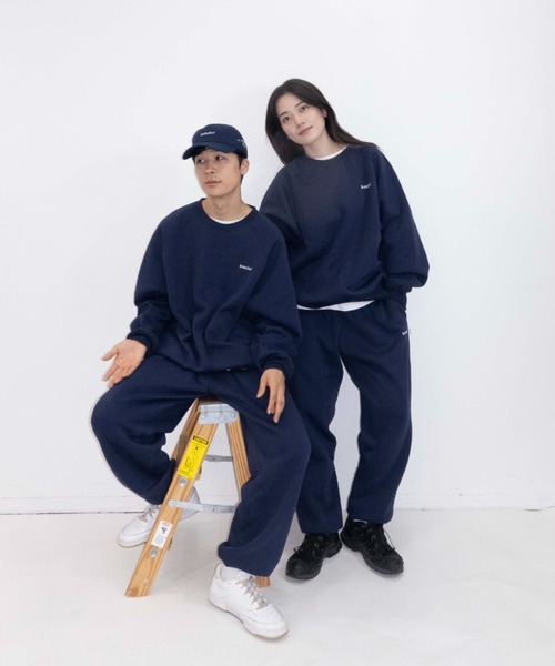 BROKEN BASE（ブロークンベース）の「スウェットカットソー（スウェット・メンズ・ネイビー・MEDIUM）」の9枚目の写真