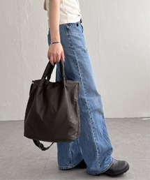 LBC | 合皮パフ2WAYトートバッグ(ショルダーバッグ)