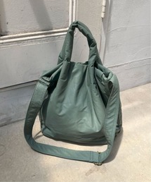 LBC（エルビーシー）の「合皮パフ2WAYトートバッグ（ショルダーバッグ）」