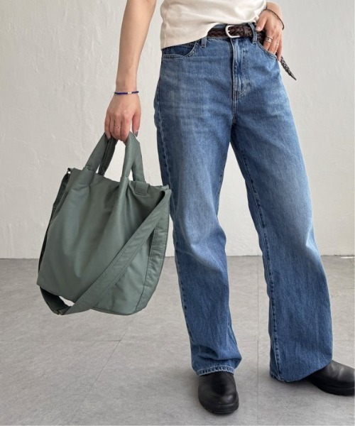 LBC(エルビーシー)の「合皮パフ2WAYトートバッグ(ショルダーバッグ・レディース・カーキブラウン/グリーン/ダークブラウン・FREE)」の16枚目の写真