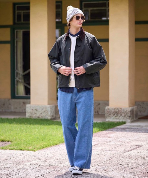 UNION STATION（ユニオンステーション）の「WIDE LEG デニムパンツ（デニムパンツ・メンズ・ブラック/ブルー・S/M/L）」の16枚目の写真