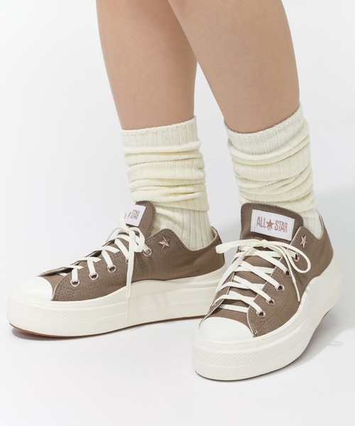 CONVERSE(コンバース)の「コンバース ALL STAR LIGHT PLTS II PG OX(スニーカー・レディース・ベージュ・25.5cm/26.0cm/23.5cm/24.0cm/24.5cm/25.0cm/23.0cm)」の2枚目の写真