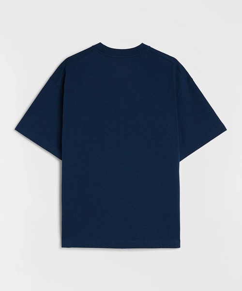 JIL SANDER（ジルサンダー）の「T-SHIRT CN SS（Tシャツ/カットソー・レディース・ピンク/ネイビー・S/XS/XXS）」の4枚目の写真