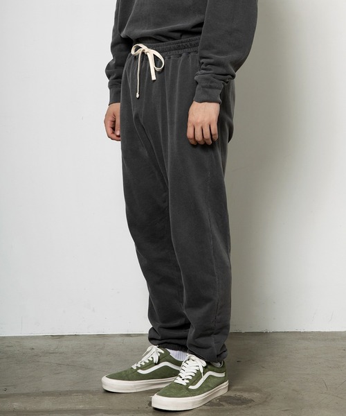 comfort colors（コンフォートカラーズ）の「【COMFORT COLORS】6.4oz ガーメントダイスウェットパンツ CC1469 MURS（スウェットパンツ・メンズ・ブラック/ピンク/アイボリー/ブルー・L/M/S/XL）」の9枚目の写真