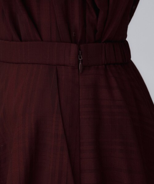 UNTITLED（アンタイトル）の「【セットアップ可/後ろウエストゴム】シアーチェックスカート（スカート・レディース・パープル系/チャコールグレー・50/48/46/44/42/04/03/02/01/00）」の18枚目の写真