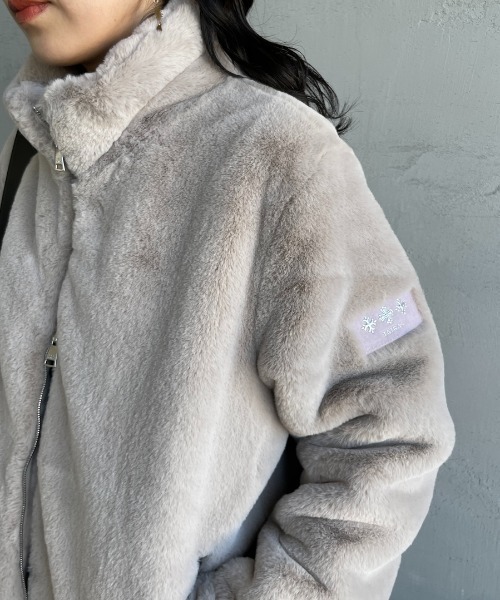 TATRAS（タトラス）の「[TATRAS/タトラス] ASTONI ファーブルゾン（ブルゾン・レディース・ライトグレー/ブラック・3/2/4）」の12枚目の写真