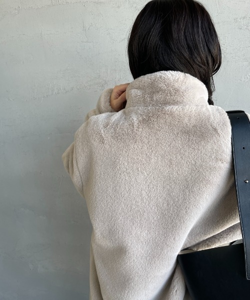 TATRAS（タトラス）の「[TATRAS/タトラス] ASTONI ファーブルゾン（ブルゾン・レディース・ライトグレー/ブラック・3/2/4）」の13枚目の写真