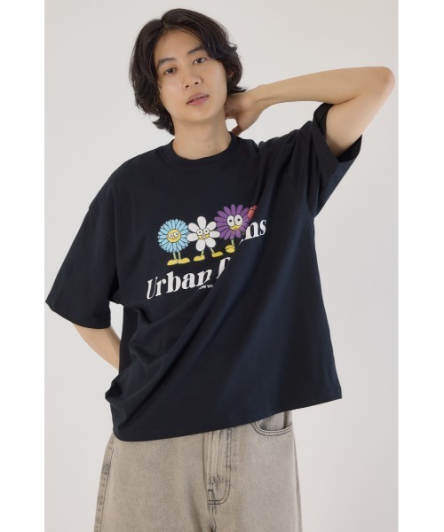 RODEO CROWNS WIDE BOWL（ロデオクラウンズワイドボウル）の「NEW SPECIES Tシャツ（Tシャツ/カットソー・メンズ・ホワイト/グリーン/ブラック・MEDIUM/LARGE）」の2枚目の写真