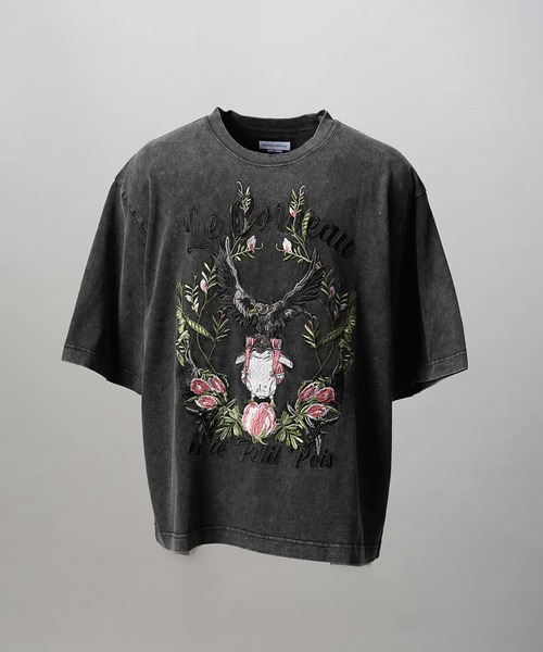 UNISEX》Various Artists Embroidery Prime-Over Crew Neck T