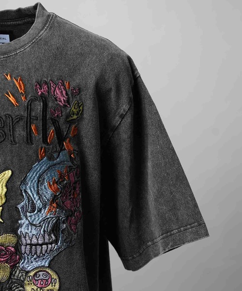 UNISEX》Various Artists Embroidery Prime-Over Crew Neck T-Shirt