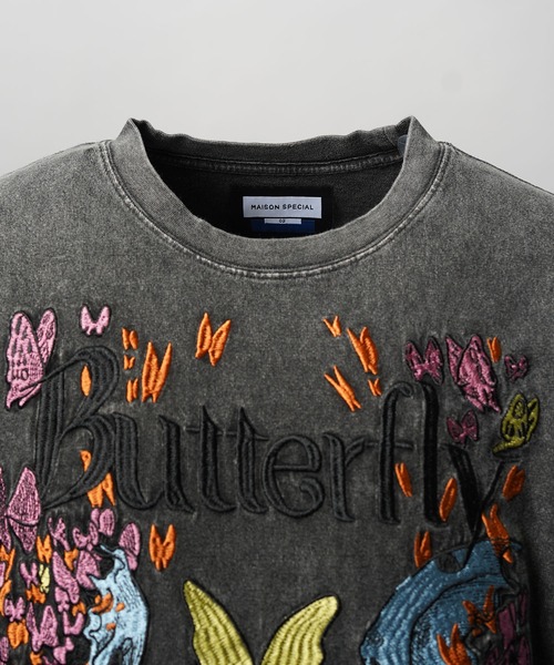 MAISON SPECIAL(メゾンスペシャル)の「《UNISEX》Various Artists Embroidery Prime-Over Crew Neck T-Shirt/アーティスト刺繍プライムオーバークルーネックTシャツ【MAISON SPECIAL/メゾンスペシャル】(Tシャツ/カットソー・メンズ・その他8/その他10/その他5/その他1/その他3/その他6/その他4/その他7/その他9/その他2・1/2/0)」の12枚目の写真