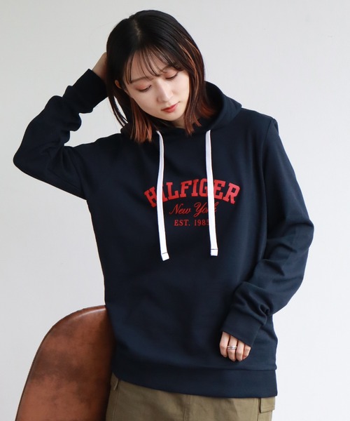 TOMMY HILFIGER（トミーヒルフィガー）の「【TOMMY HILFIGER/トミーヒルフィガー】 ロゴ ライトウェイトパーカー（パーカー・メンズ・ネイビー・S/M/L）」の3枚目の写真