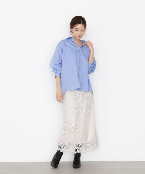 PROPORTION BODY DRESSING（プロポーションボディドレッシング）の「＜ウォッシャブル＞バックリボンシャツ / 1215210911（シャツ/ブラウス・レディース・ホワイト/ブルー系その他/ブルー・FREE）」の20枚目の写真