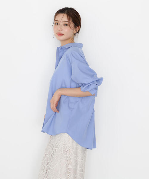 PROPORTION BODY DRESSING（プロポーションボディドレッシング）の「＜ウォッシャブル＞バックリボンシャツ / 1215210911（シャツ/ブラウス・レディース・ホワイト/ブルー系その他/ブルー・FREE）」の21枚目の写真