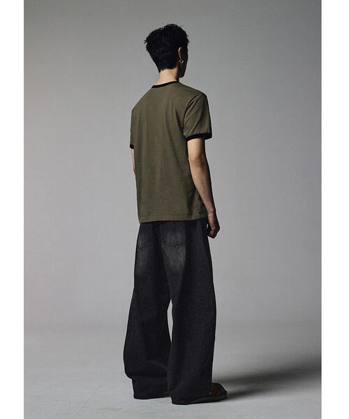 NOT4NERD/ノットフォーナード/Linen Curved Wide Pants（デニムパンツ