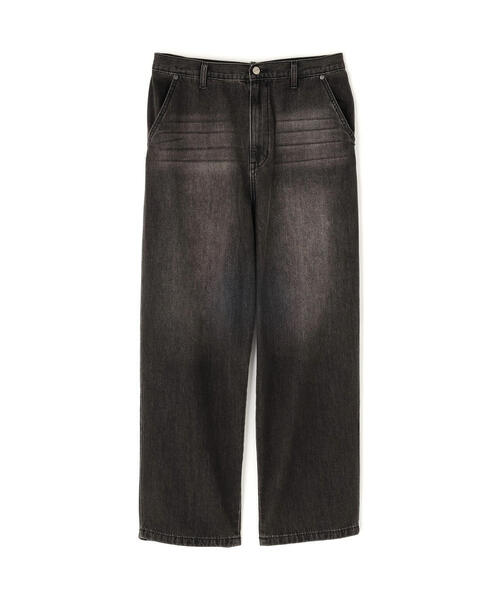NOT4NERD(ノットフォーナード)の「NOT4NERD/ノットフォーナード/Linen Curved Wide Pants(デニムパンツ・メンズ・ブラック/その他18・L/XL)」の9枚目の写真
