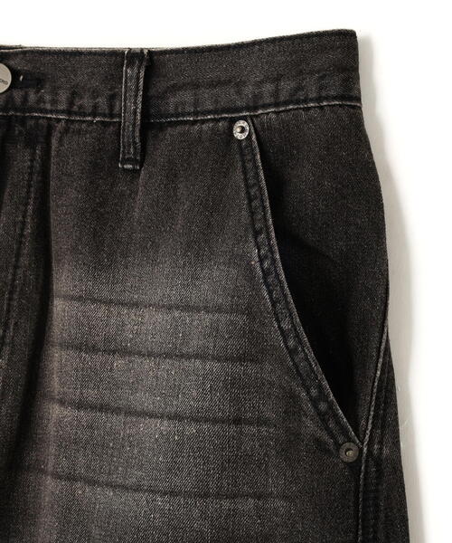 デニム・ジーパン NOT4NERD TR Two Tuck Wide Pants Charcoal PT063CH MUSINSA | NOT4NERD Two Tuck Wide Denim Pants - Deep Blue