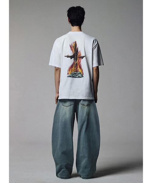 NOT4NERD(ノットフォーナード)の「NOT4NERD/ノットフォーナード/Linen Curved Wide Pants(デニムパンツ・メンズ・ブラック/その他18・L/XL)」の21枚目の写真