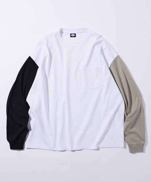 FREAK'S STORE（フリークスストア）の「限定展開 9オンス Heavyweight ビッグシルエット クルーネック ロングスリーブTシャツ/ヘビーウェイト/ロンTEE（Tシャツ/カットソー・メンズ・ネイビー/スミクロ/ホワイト/ホワイト系その他/ブラック/アッシュグレー・SMALL/MEDIUM/LARGE）」の21枚目の写真