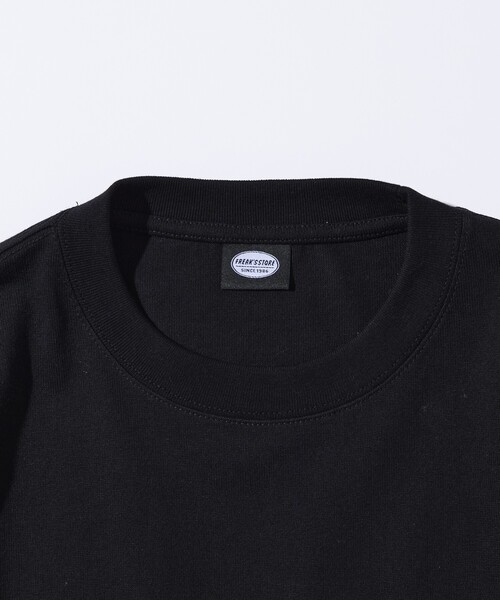 FREAK'S STORE（フリークスストア）の「限定展開 9オンス Heavyweight ビッグシルエット クルーネック ロングスリーブTシャツ/ヘビーウェイト/ロンTEE（Tシャツ/カットソー・メンズ・ネイビー/スミクロ/ホワイト/ホワイト系その他/ブラック/アッシュグレー・SMALL/MEDIUM/LARGE）」の15枚目の写真