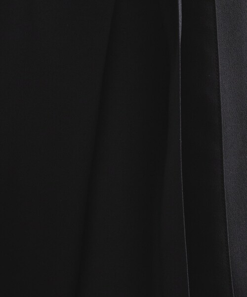 OPAQUE.CLIP(オペークドットクリップ)の「サッシュリボン付きラップデザインパンツ【洗濯機洗い可】(その他パンツ・レディース・ベージュ/ブラック・40/38)」の8枚目の写真