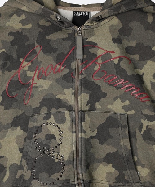 セール】Karma Hooded Zip-Up（パーカー）｜SCULPTOR（スカルプター