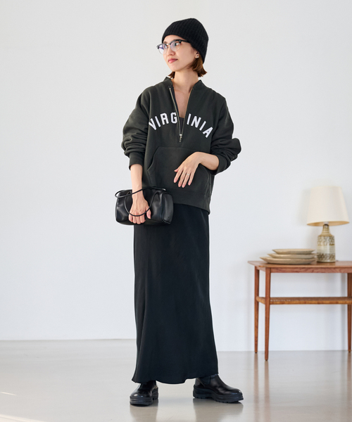 Champion/チャンピオン 別注REVERSE WEAVE11.5OZロゴハーフジップ