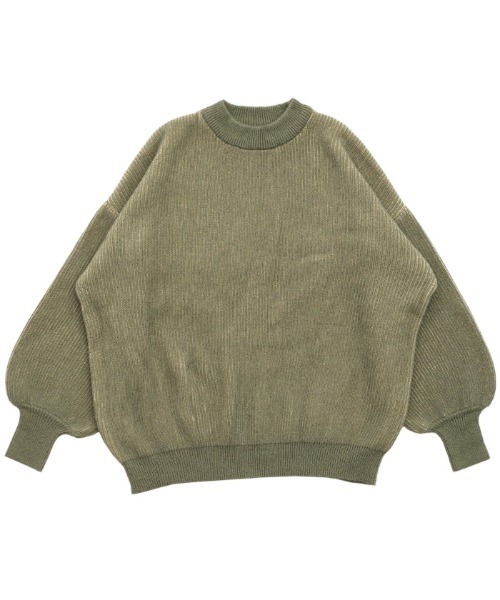 バイカラープレーティングオーバーニット（ニット/セーター）｜select