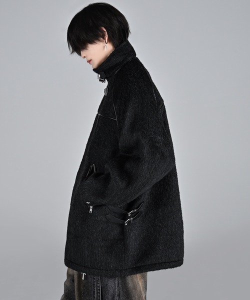 セール】Bear piping shaggy blouson/ベアーパイピングシャギー