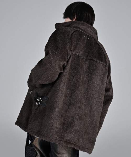 ADRER(アドラー)の「Bear piping shaggy blouson/ベアーパイピングシャギーブルゾン(ブルゾン・メンズ・ブラック/ブラウン・S/XS/L/M)」の15枚目の写真