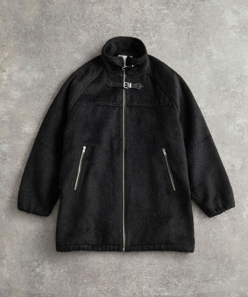 セール】Bear piping shaggy blouson/ベアーパイピングシャギー