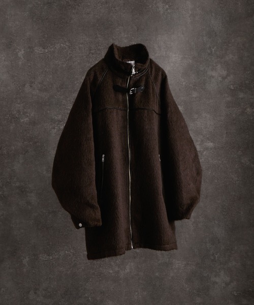 Bear piping shaggy blouson/ベアーパイピングシャギーブルゾン