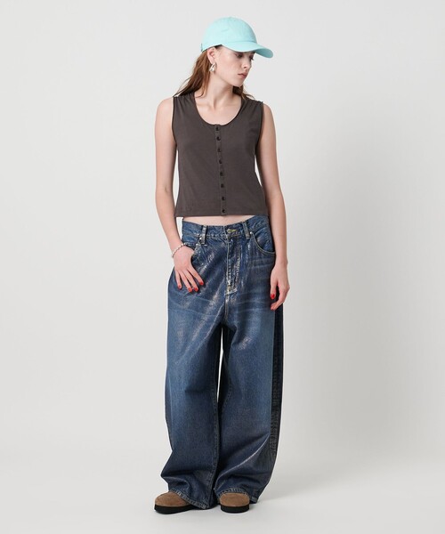 ASTRAET（アストラット）の「＜ASTRAET＞コットン ベースボールキャップ（キャップ・レディース・ライトブルー/ブラック/ライトピンク/ダークブラウン/ベージュ・FREE）」の14枚目の写真