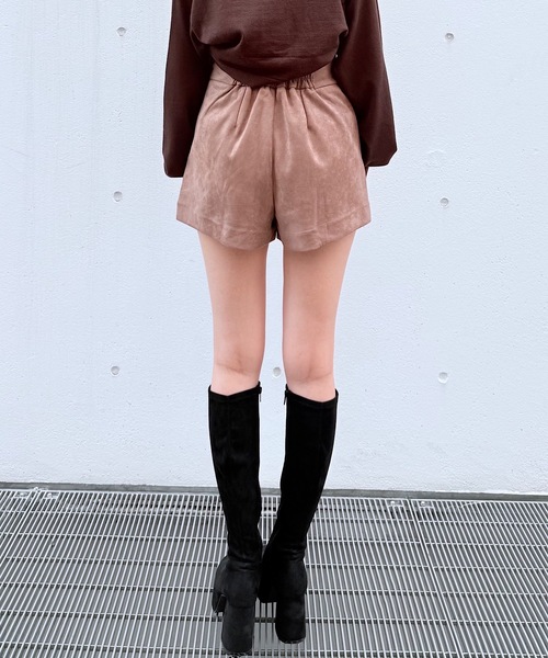 NOMAE（ノーマエ）の「スエードラップスカパン（スカート・レディース・アイボリー系/ブラック/ブラウン・FREE）」の18枚目の写真