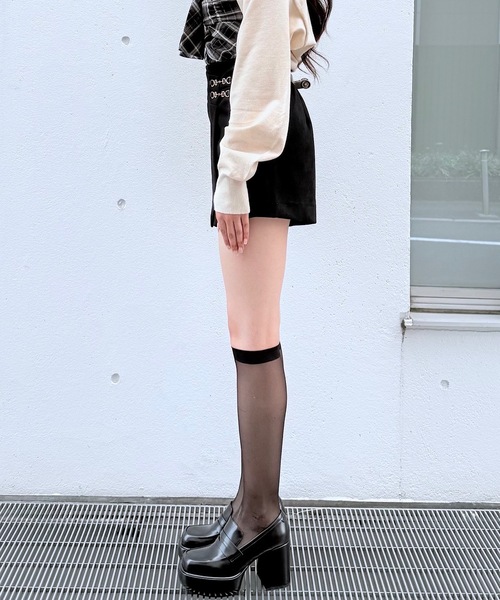 NOMAE（ノーマエ）の「スエードラップスカパン（スカート・レディース・アイボリー系/ブラック/ブラウン・FREE）」の11枚目の写真