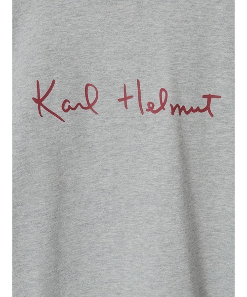 KARL HELMUT(カールヘルム)の「ロゴ&ネームワッペン付き度詰め天竺ジャケット(ブルゾン・レディース・ネイビー/ブラック/トップグレー・フリー)」の11枚目の写真