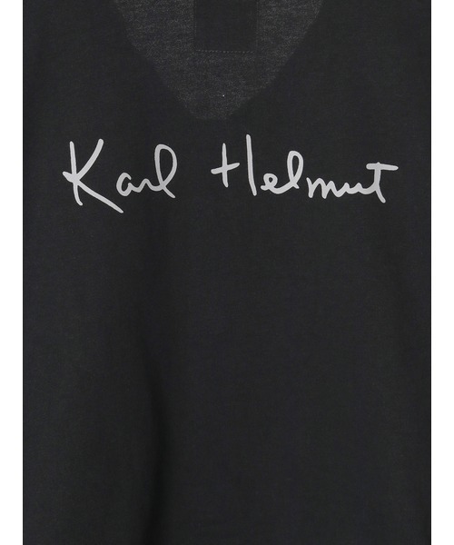 KARL HELMUT(カールヘルム)の「ロゴ&ネームワッペン付き度詰め天竺ジャケット(ブルゾン・レディース・ネイビー/ブラック/トップグレー・フリー)」の14枚目の写真