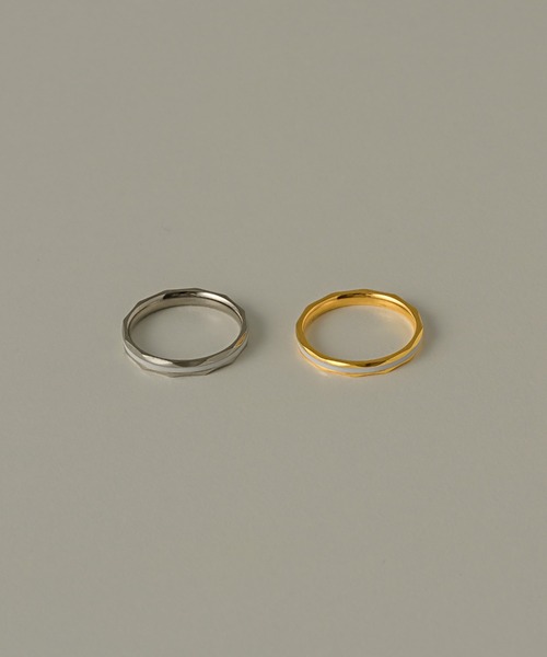 muku(ムク)の「RING/SAND BI-COLOR(リング・レディース・シルバー/ゴールド・9/11)」の1枚目の写真