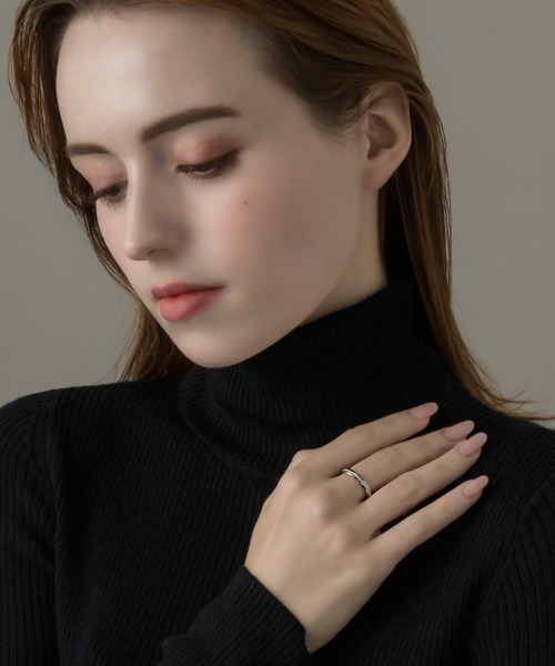 muku(ムク)の「RING/SAND BI-COLOR(リング・レディース・シルバー/ゴールド・9/11)」の4枚目の写真