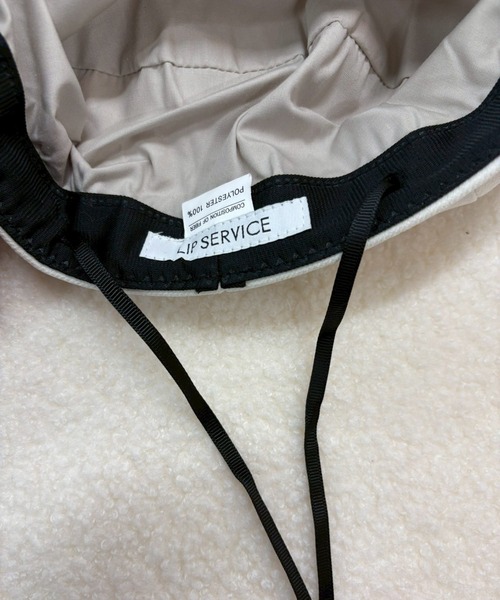 LIPSERVICE（リップサービス）の「ポイントプレートベレー（ハンチング/ベレー帽・レディース・ブラック/アイボリー・FREE）」の10枚目の写真